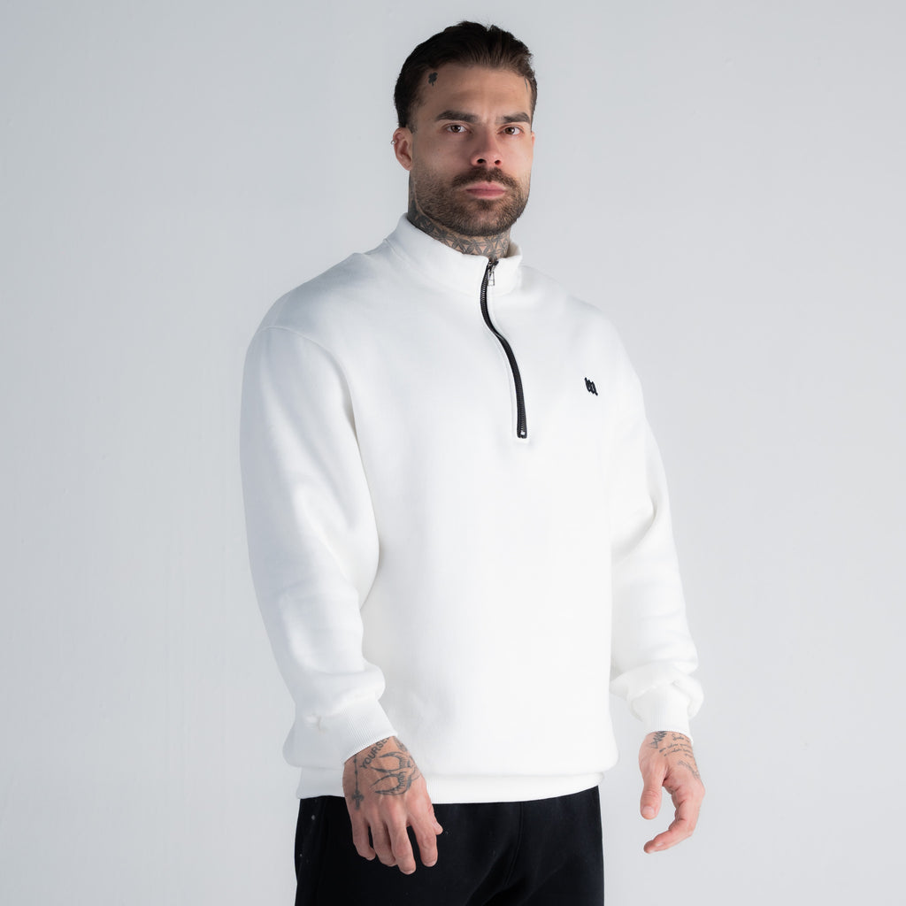 Blusa de Moletom Zíper Mith Nation Off White
