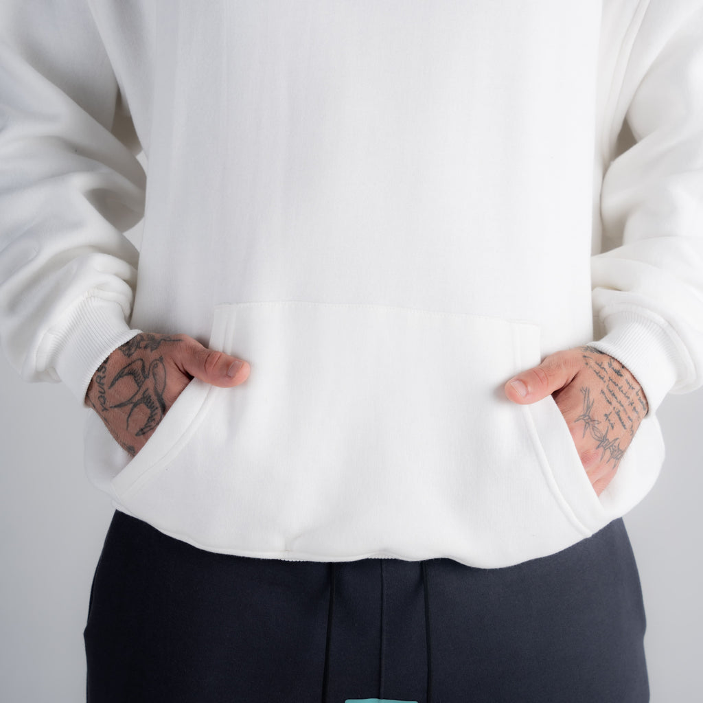 Blusa de Moletom Oversized Mith Aesthetics Off White