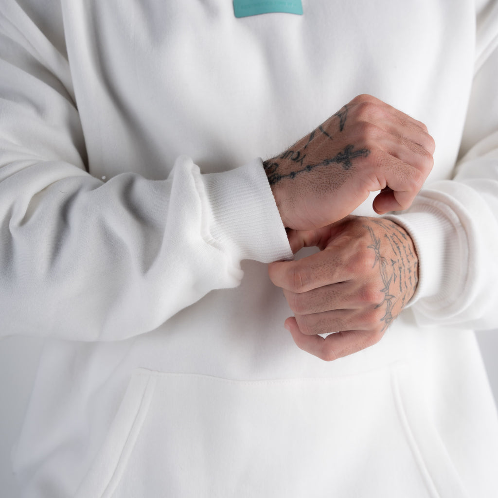 Blusa de Moletom Oversized Mith Aesthetics Off White
