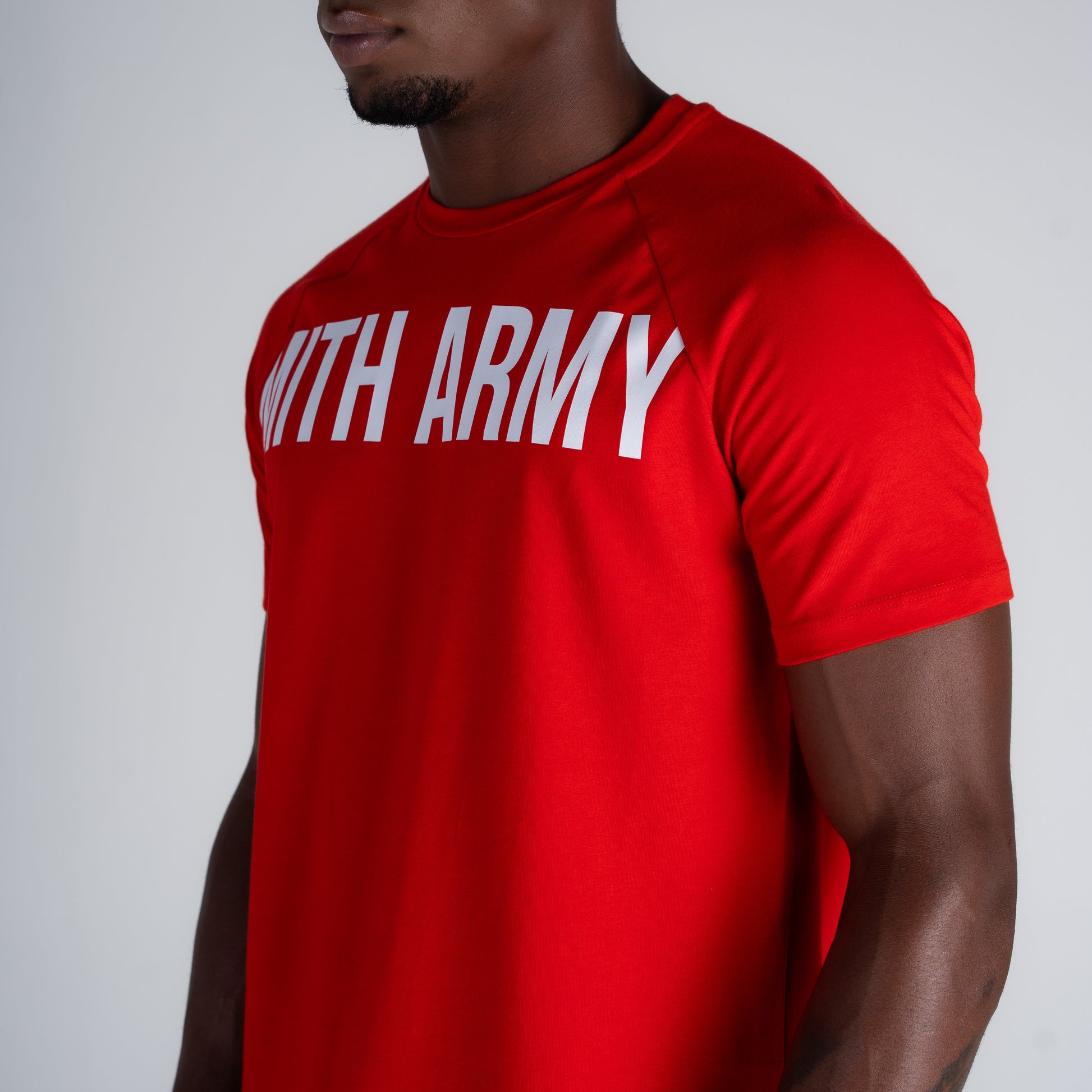 Camiseta Raglan Mith Nation Bordô