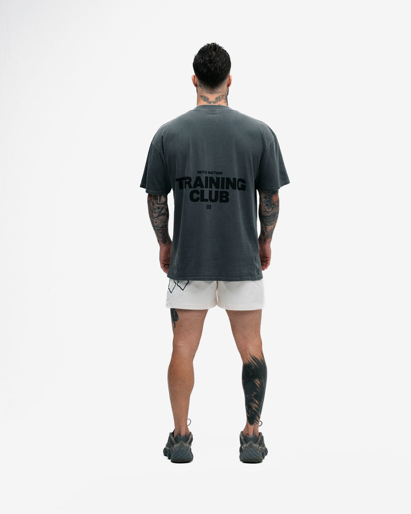 Camiseta Oversized Estonada Mith Nation Chumbo