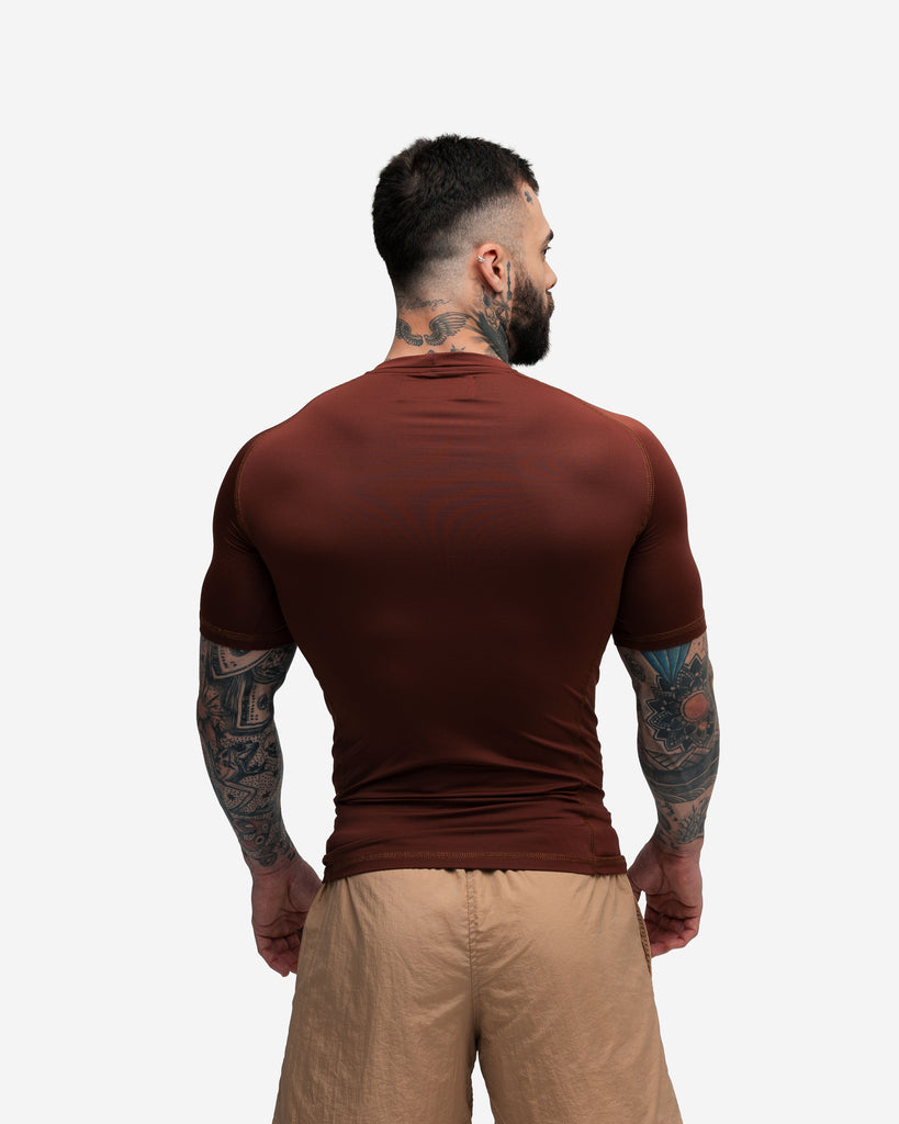 RashGuard Comam Frutas Flames Marrom