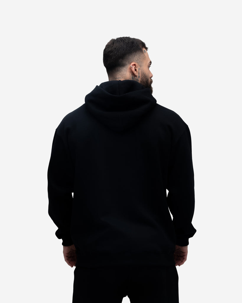 Jaqueta de Moletom Logo Preto