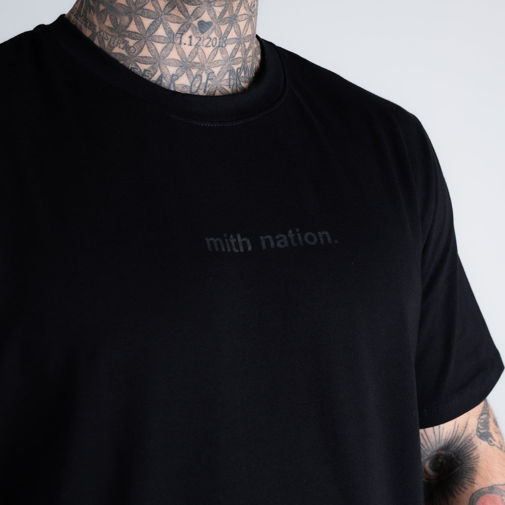 Camiseta Mith Nation Logo Preto