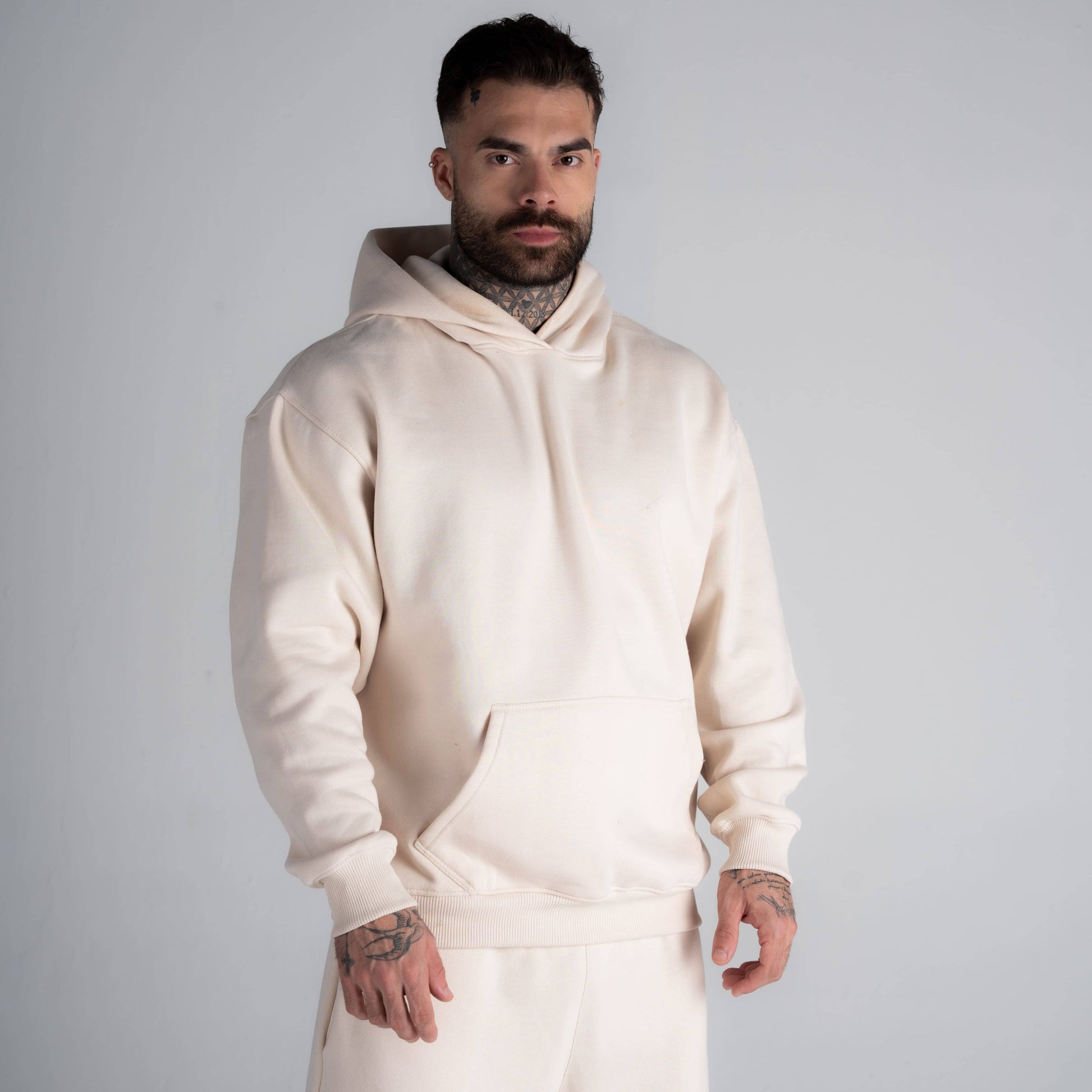 Blusa de Moletom Oversized Cloud Creme