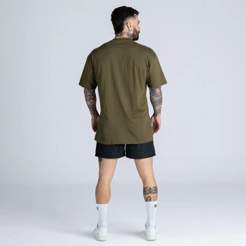 Camiseta Oversized Mith Nation Adornment Verde