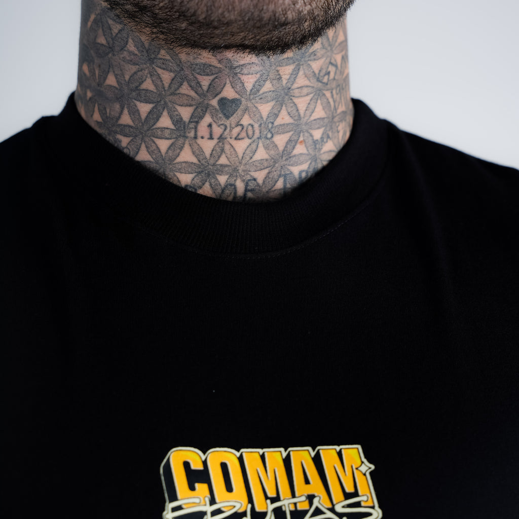 Camiseta Oversized Comam Frutas Richie Preto