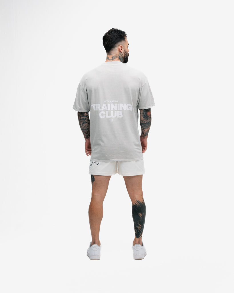 Camiseta Oversized Estonada Mith Nation Bege