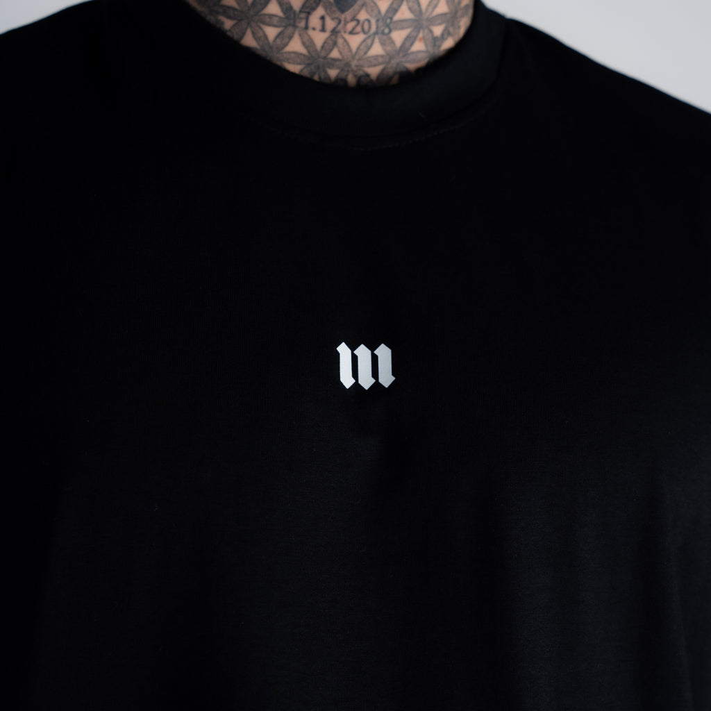 Camiseta Oversized Mith Nation White Training Club Preto