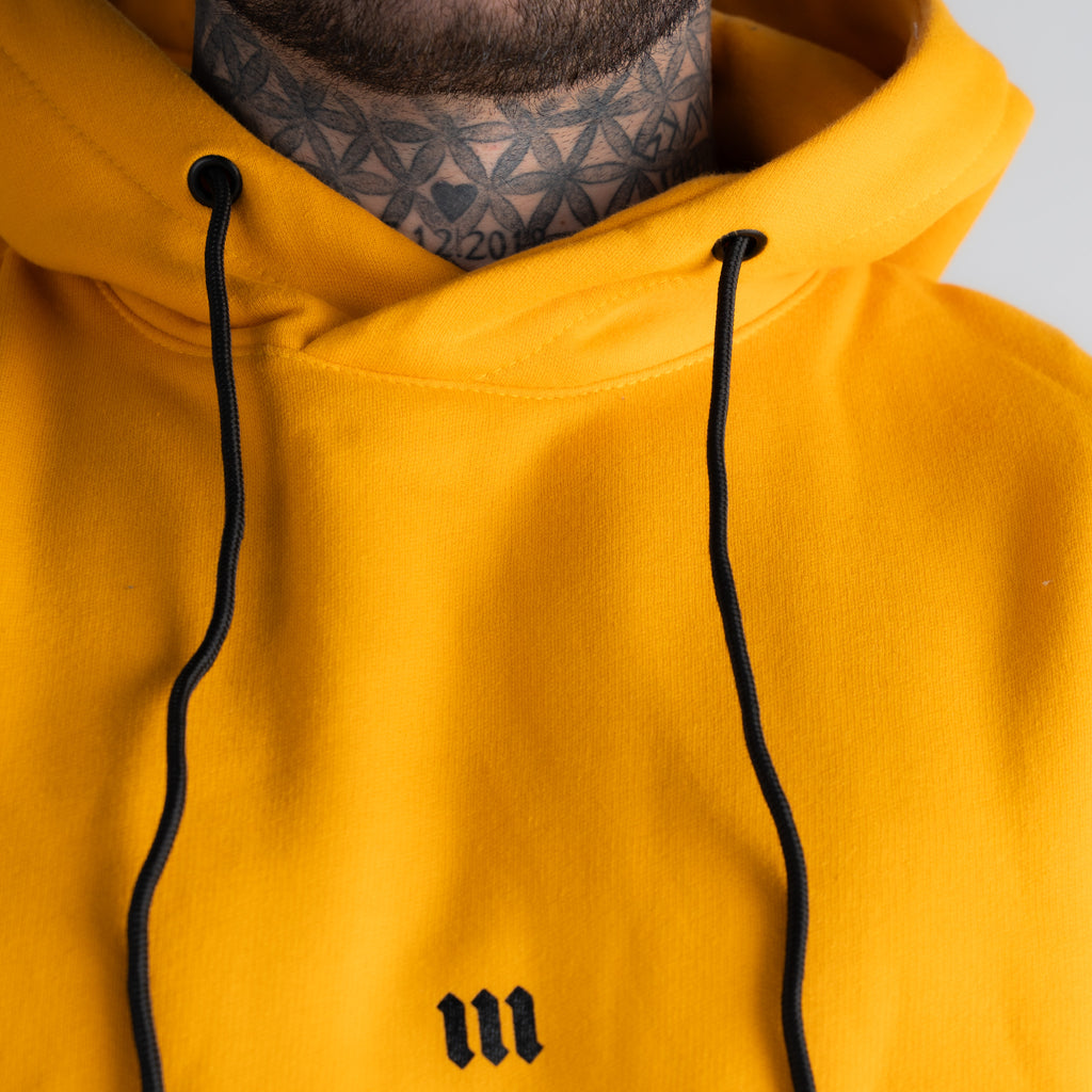 Blusa Moletom Oversized com Capuz Mith Nation Amarelo