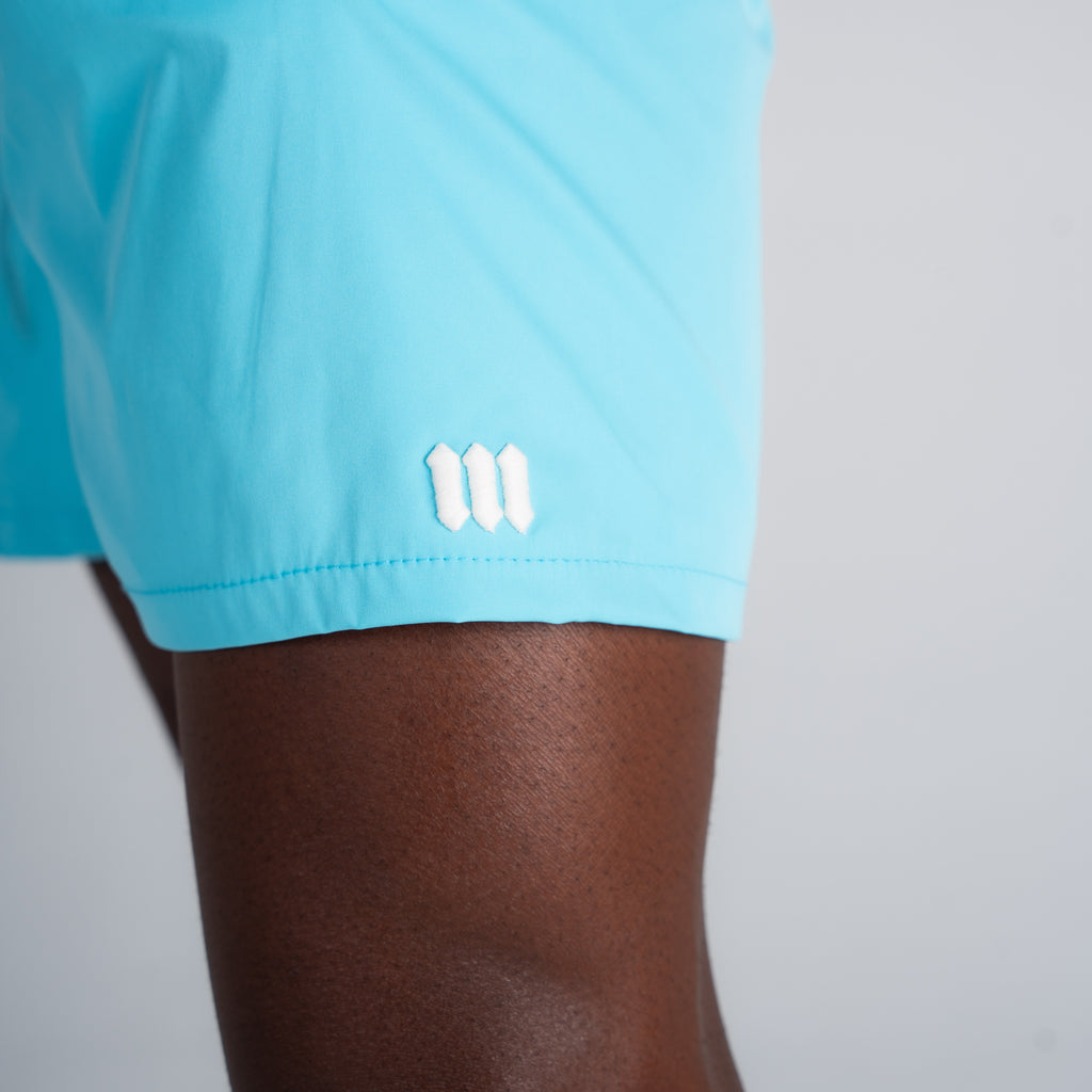 Shorts de Tactel Mith Nation Light Blue