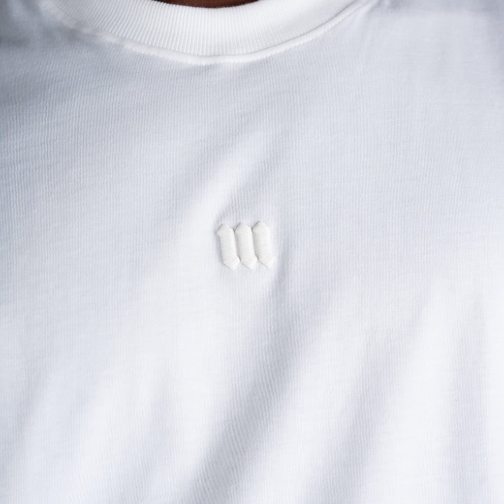 Camiseta Oversized Mith Nation Adornment Off White