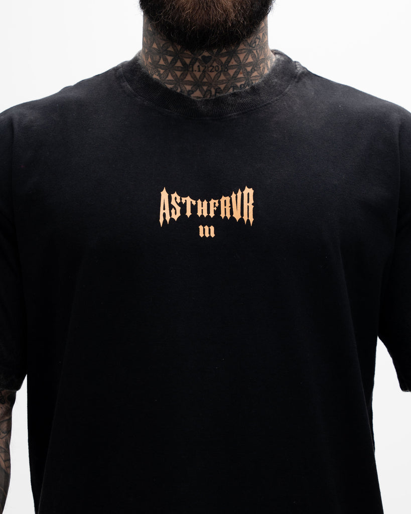 Camiseta <strong>Oversized Estonada Premium </strong>Mith X Superman Aesthetics Forever Preto