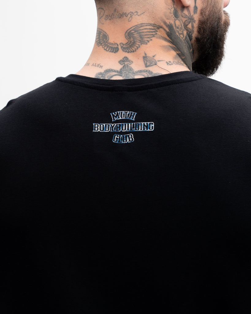 Camiseta <strong>Regular </strong>Mith X Superman Metal Preto