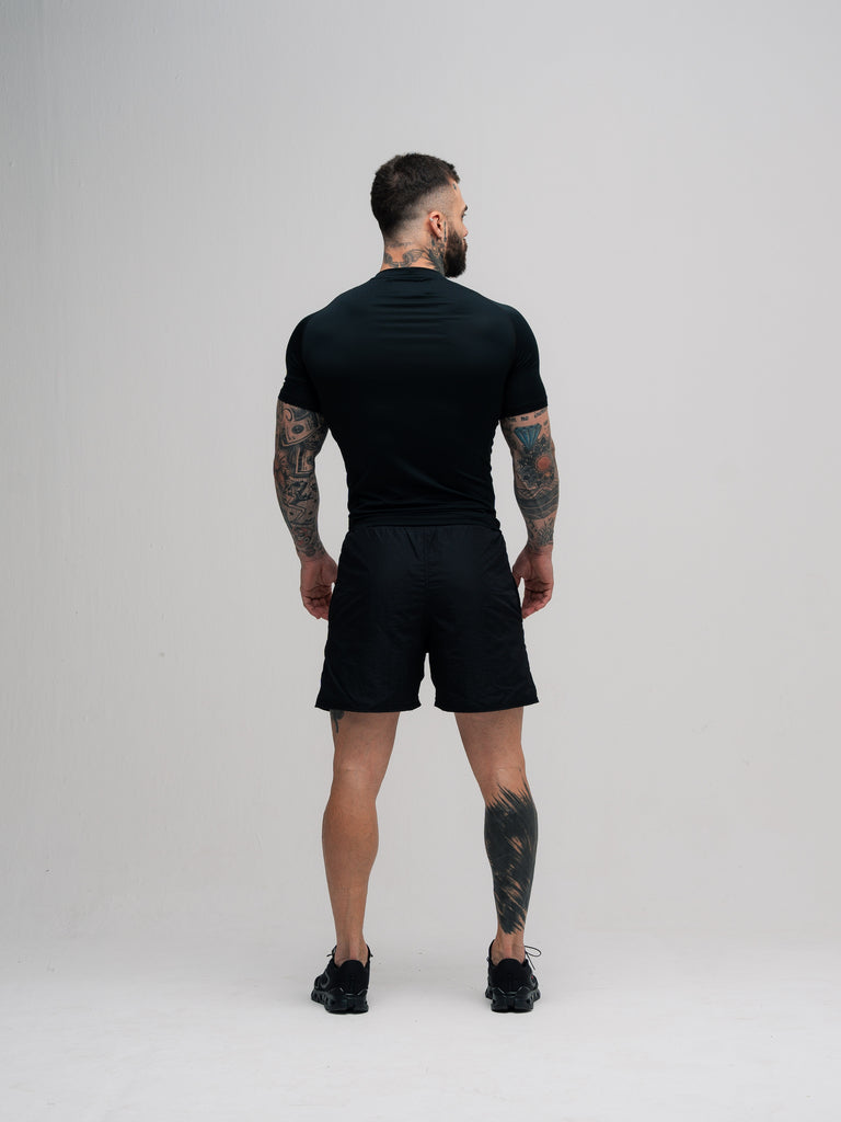 RashGuard Comam Frutas Flames Preto