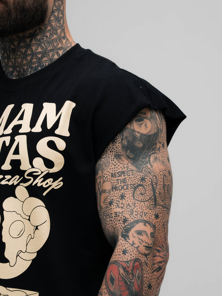 Regata Box Mith Comam Frutas Pizza Shop Preto