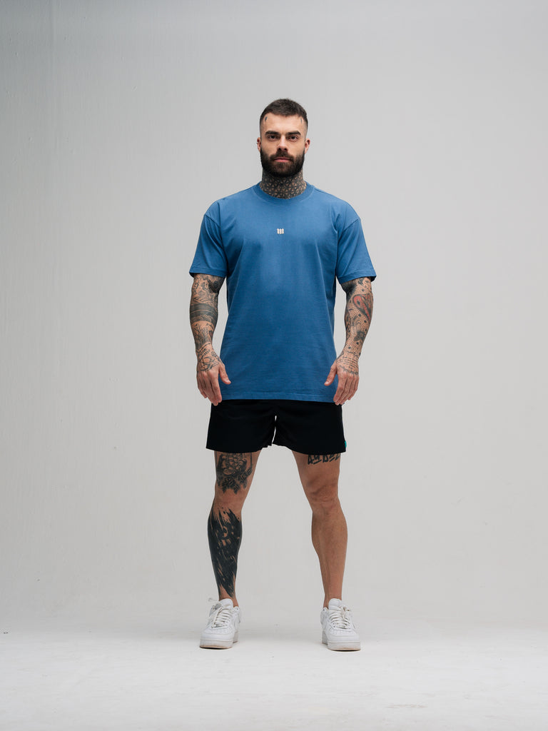 Camiseta Oversized Estonada Puff Mith Nation Marinho