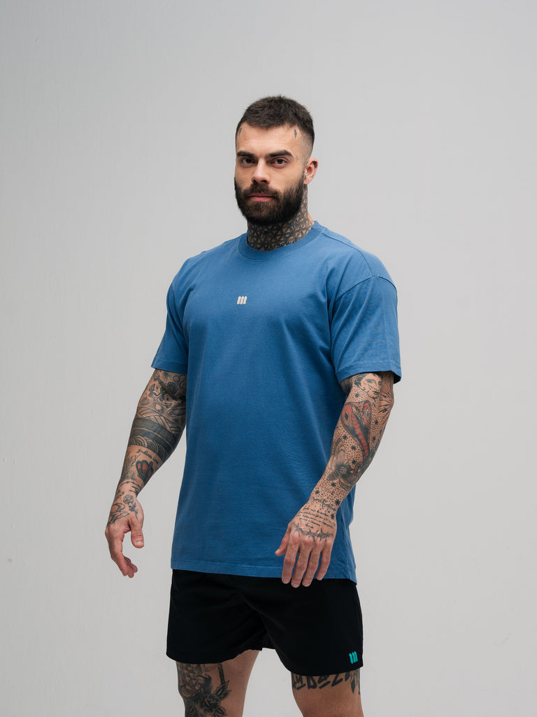 Camiseta Oversized Estonada Puff Mith Nation Marinho