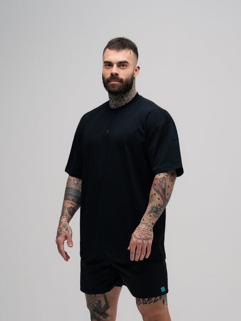 Camiseta Oversized Mith Nation Black Cubic Preto