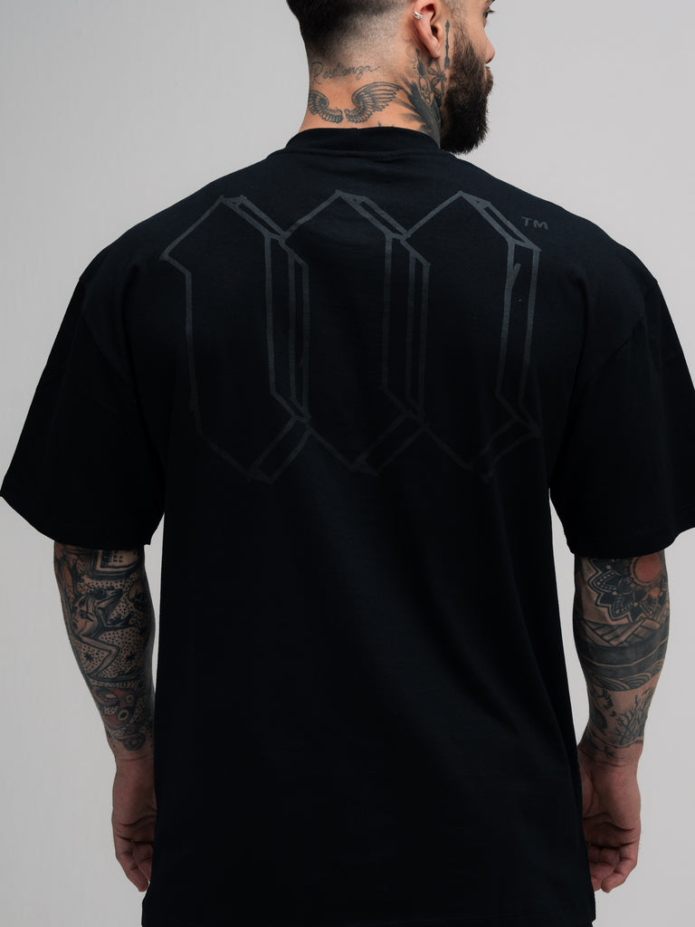 Camiseta Oversized Mith Nation Black Cubic Preto