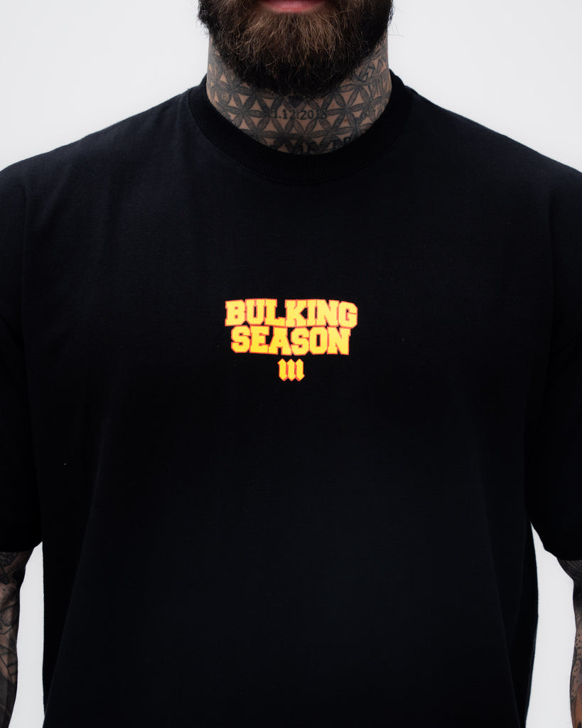 Camiseta <strong>Oversized Treino</strong>  Mith Quem Faz Dieta é Atleta Preto