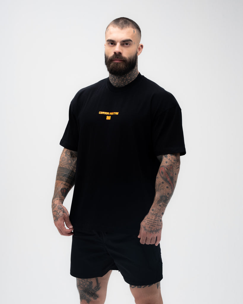 Camiseta <strong>Oversized Treino</strong>  Mith Hanya Preto