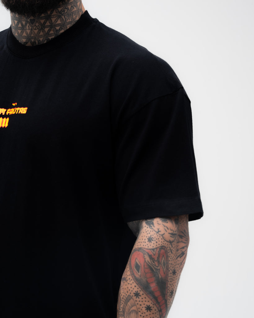 Camiseta <strong>Oversized Treino</strong>  Mith Hanya Preto