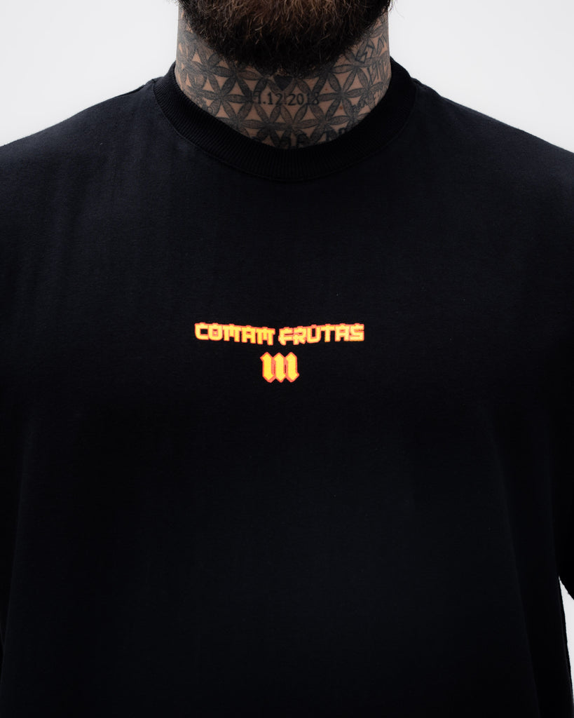 Camiseta <strong>Oversized Treino</strong>  Mith Hanya Preto