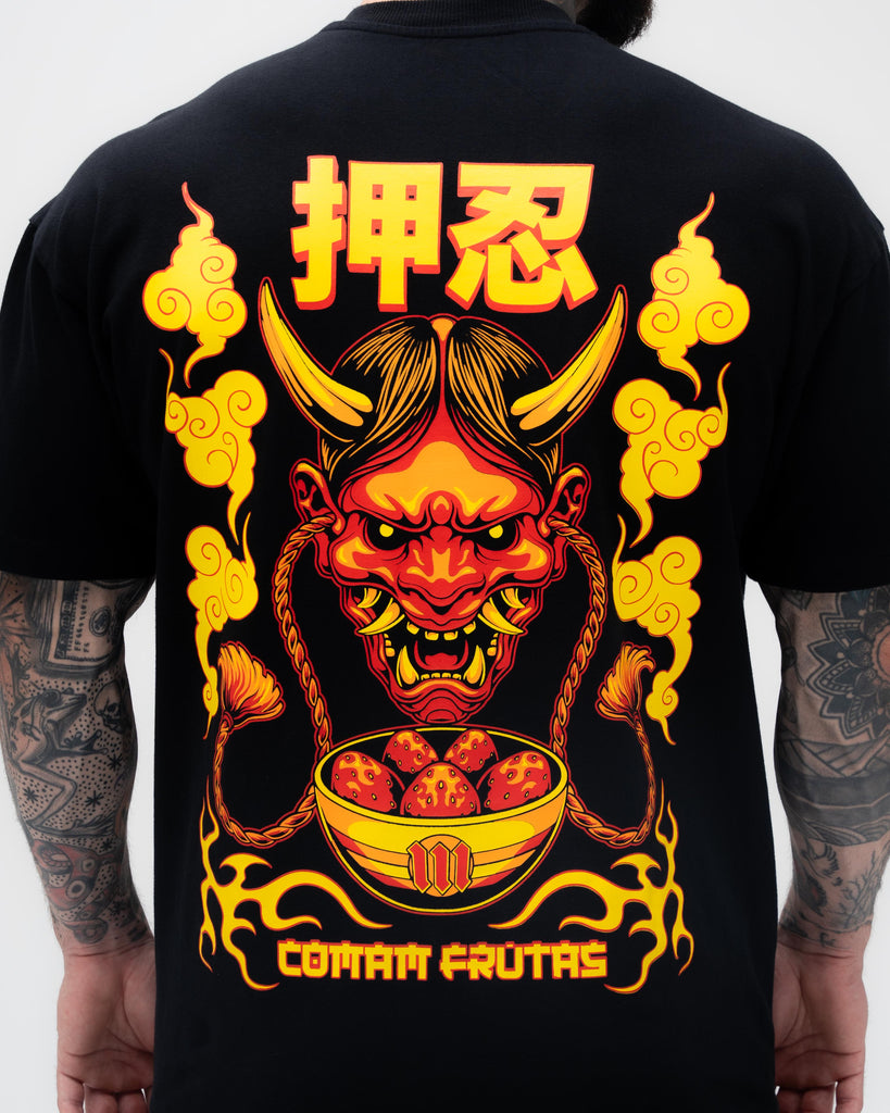 Camiseta <strong>Oversized Treino</strong>  Mith Hanya Preto