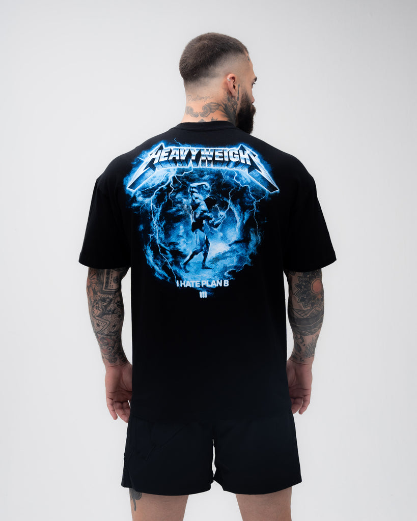 Camiseta <strong>Oversized Treino</strong> Mith I Hate Plan B Preto