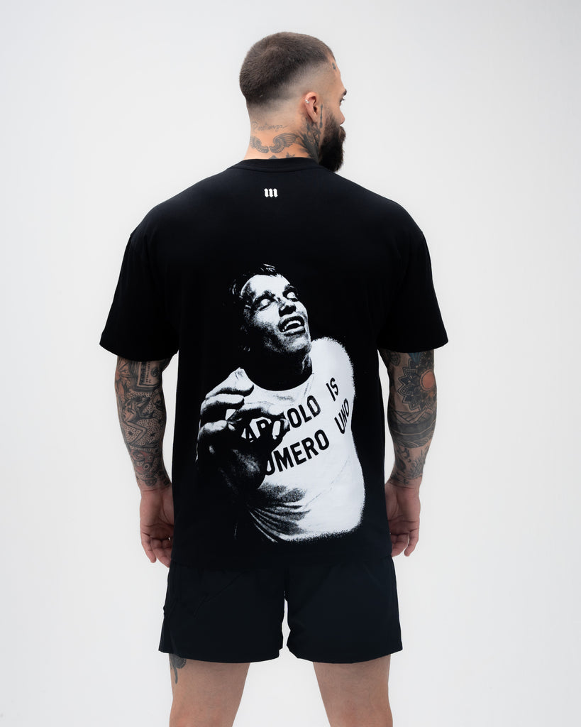 Camiseta <strong>Oversized Treino</strong>  Mith Quem Planta Colhe Preto