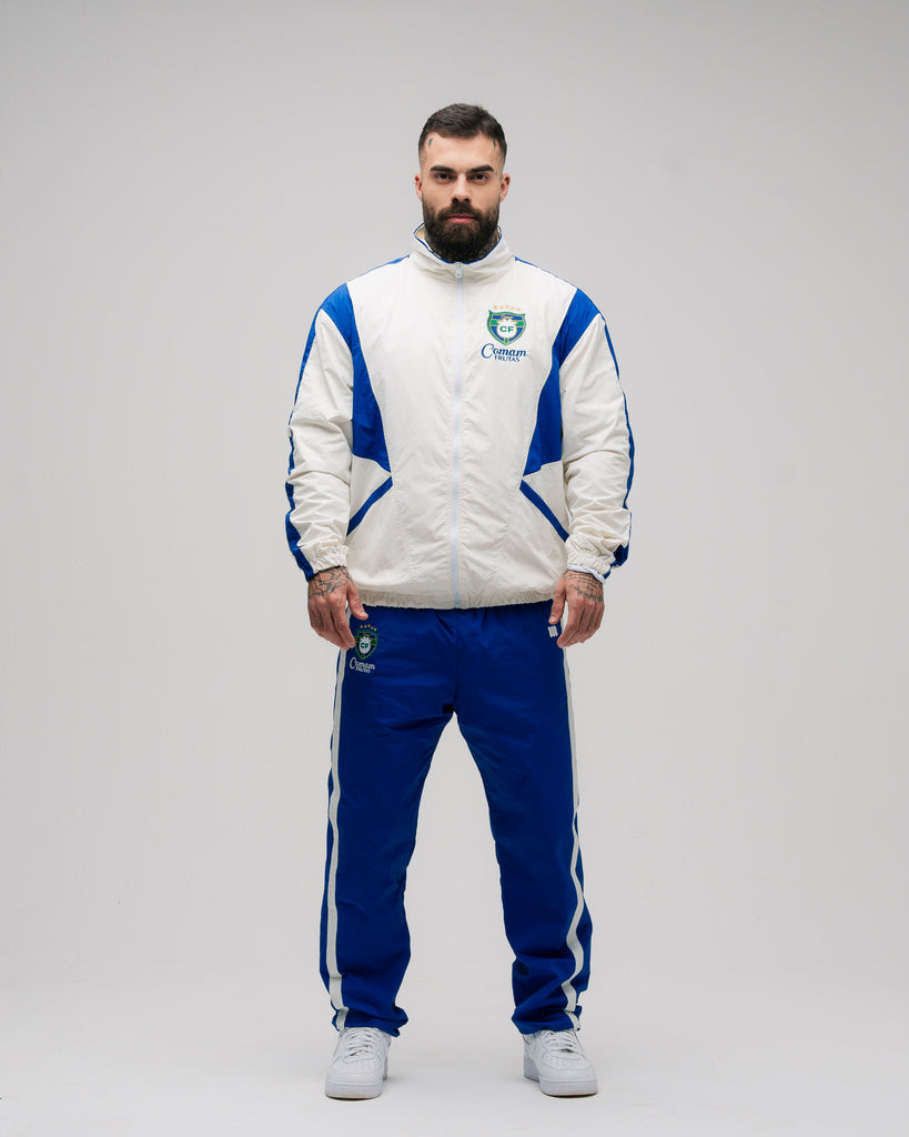 Jaqueta Corta Vento Tactel Mith Comam Frutas BR Off White