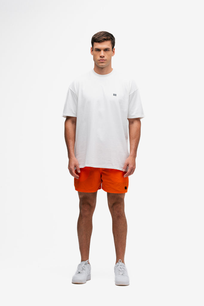 Camiseta Oversized Mith Nation Graphic Doodle Off White