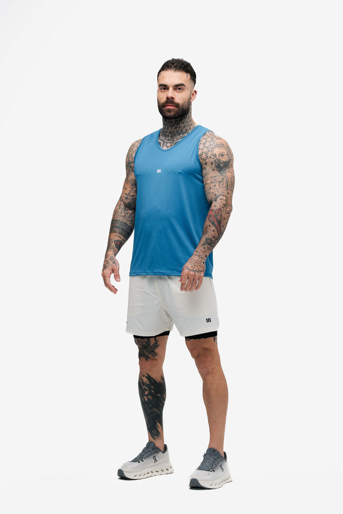 Regata Tank Top Dry Fit Logo Light Blue