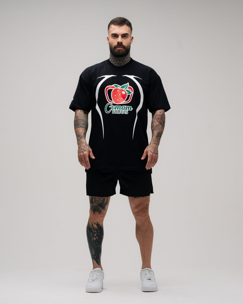 Camiseta Mith Comam Frutas BR Number 10 Preto