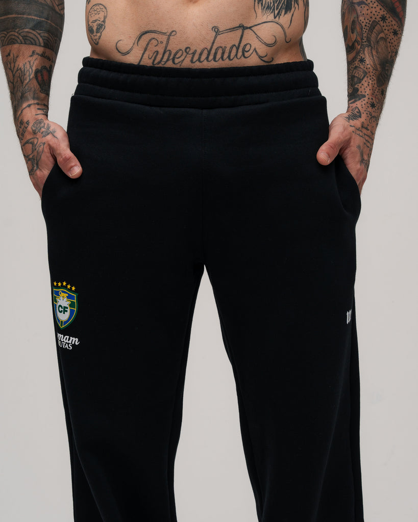 Calça de Moletom Mith Comam Frutas BR Preto