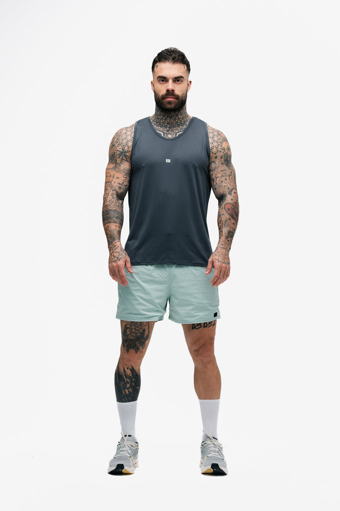 Regata Tank Top Dry Fit Logo Chumbo