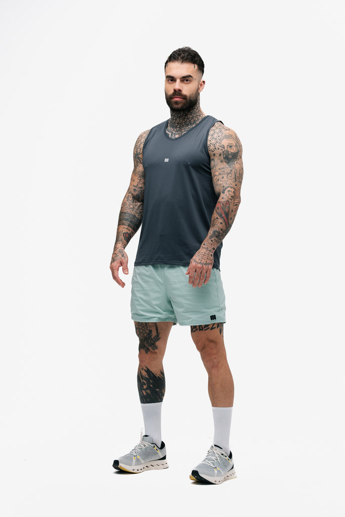 Regata Tank Top Dry Fit Logo Chumbo