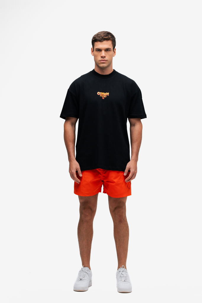Camiseta Oversized Comam Frutas Gorgons Preto