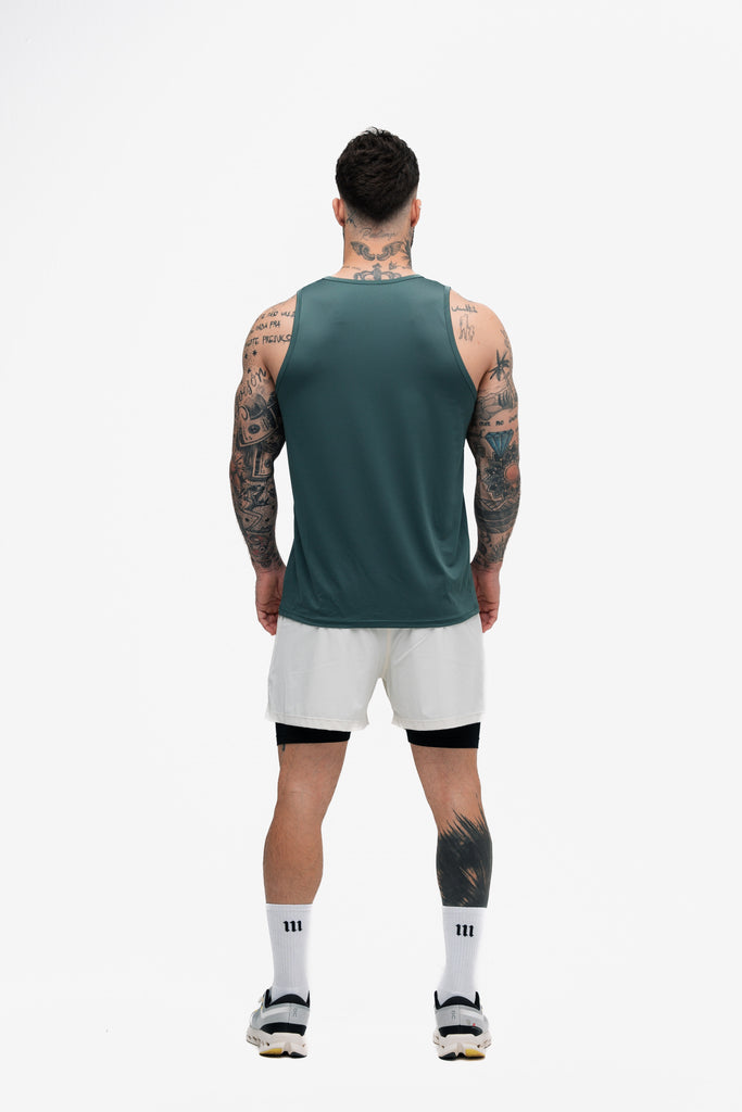 Regata Tank Top Dry Fit Logo Verde