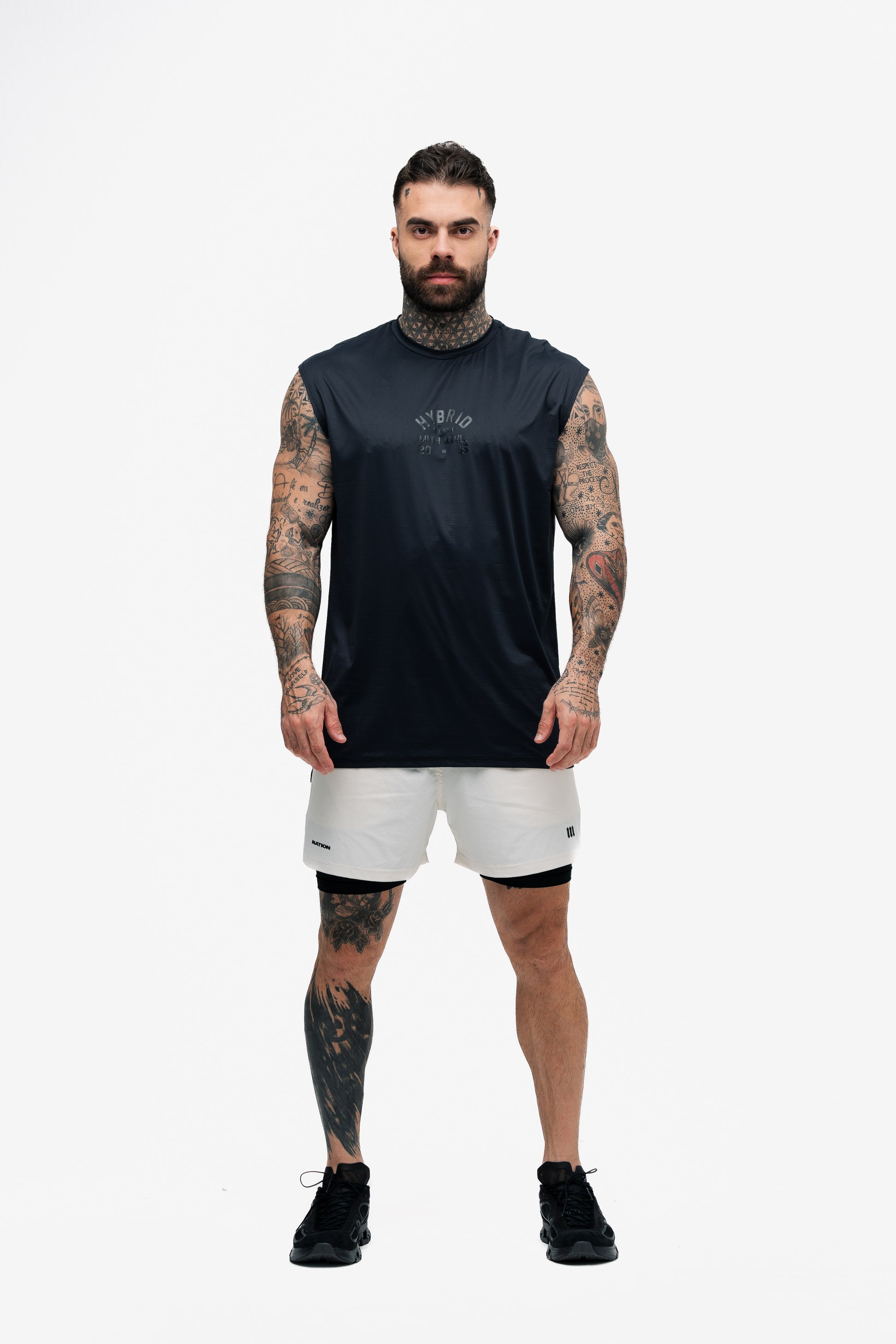 Regata Drop Shoulder Slevelles Mith Athl Basic Preto
