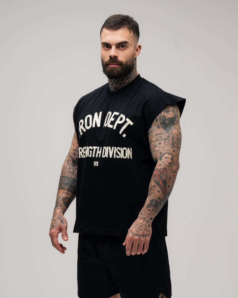 Regata Oversized Box Iron Dept. Preto