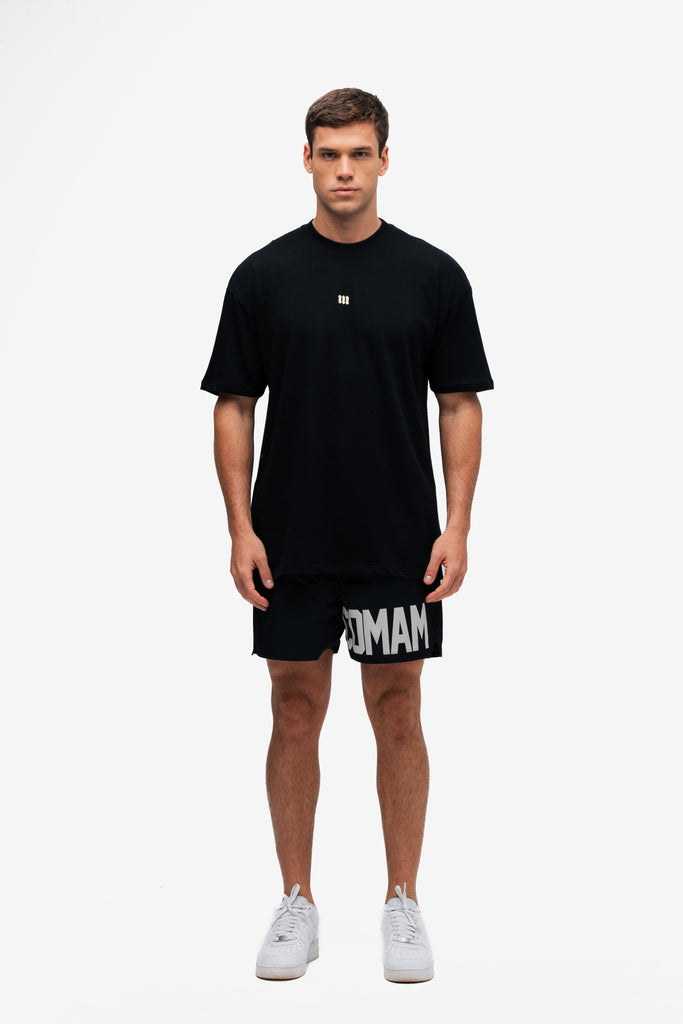 Camiseta Oversized Mith Nation Profile Preto