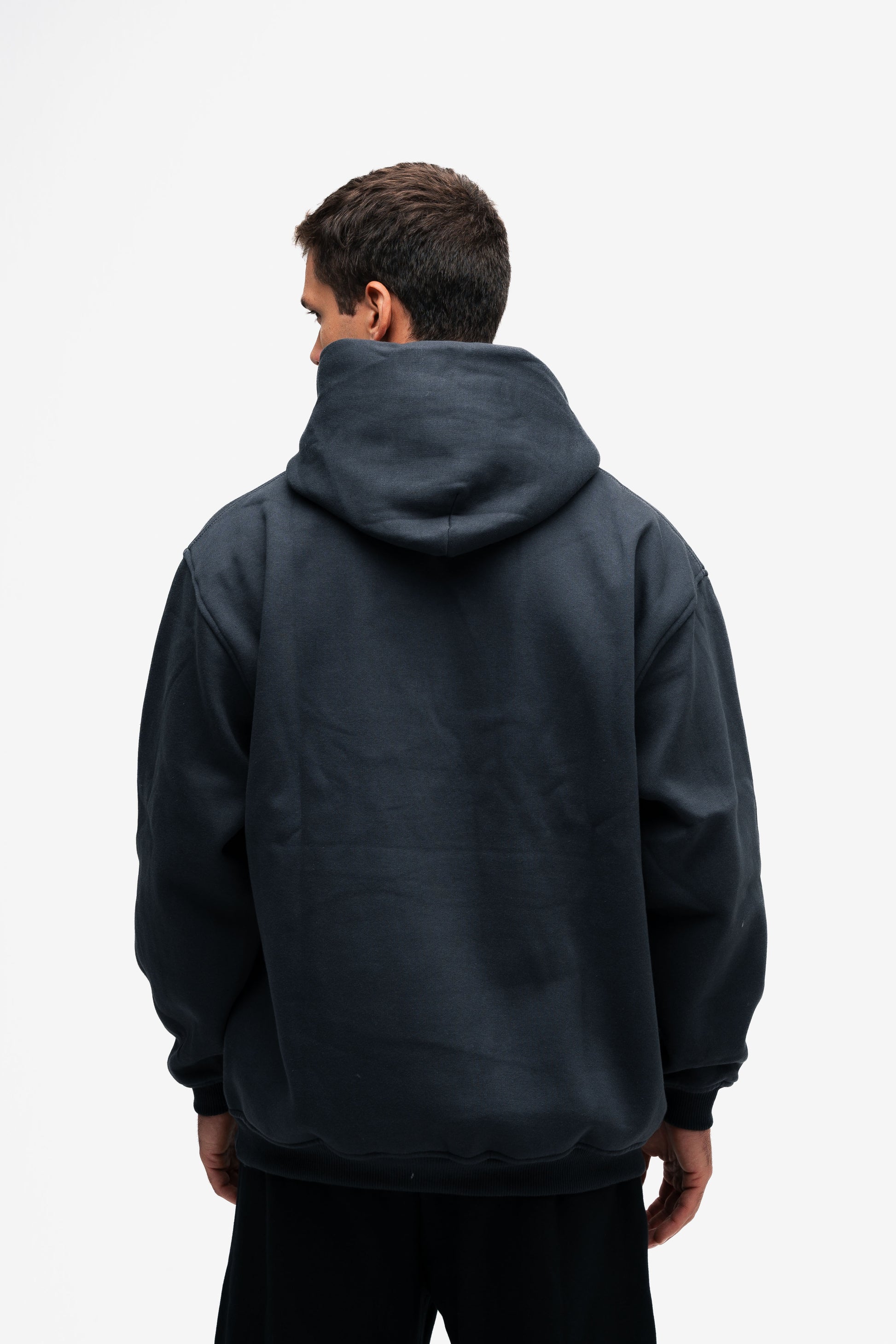 Blusa de Moletom Oversized Mith Strength Training Lab Cinza