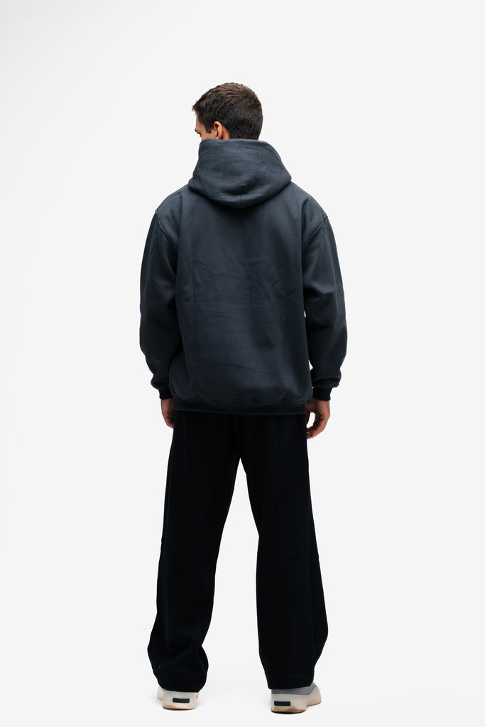 Blusa de Moletom Oversized Mith Strength Training Lab Cinza