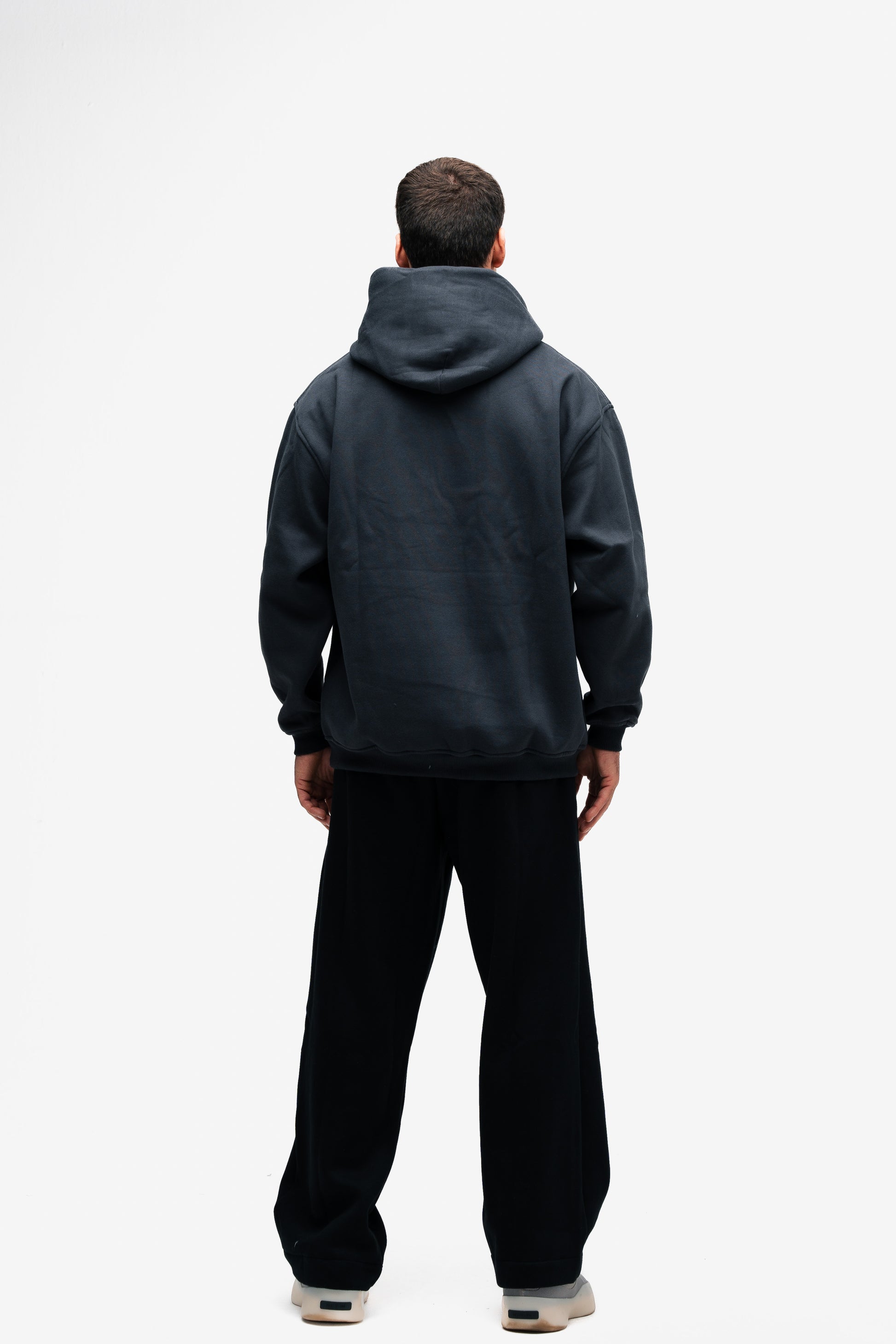 Blusa de Moletom Oversized Mith Strength Training Lab Cinza