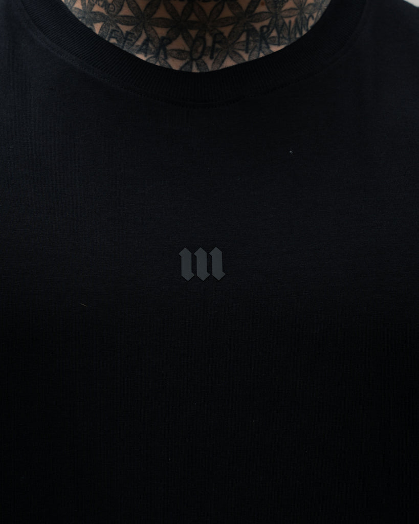 Camiseta Manga Longa Logo Preto