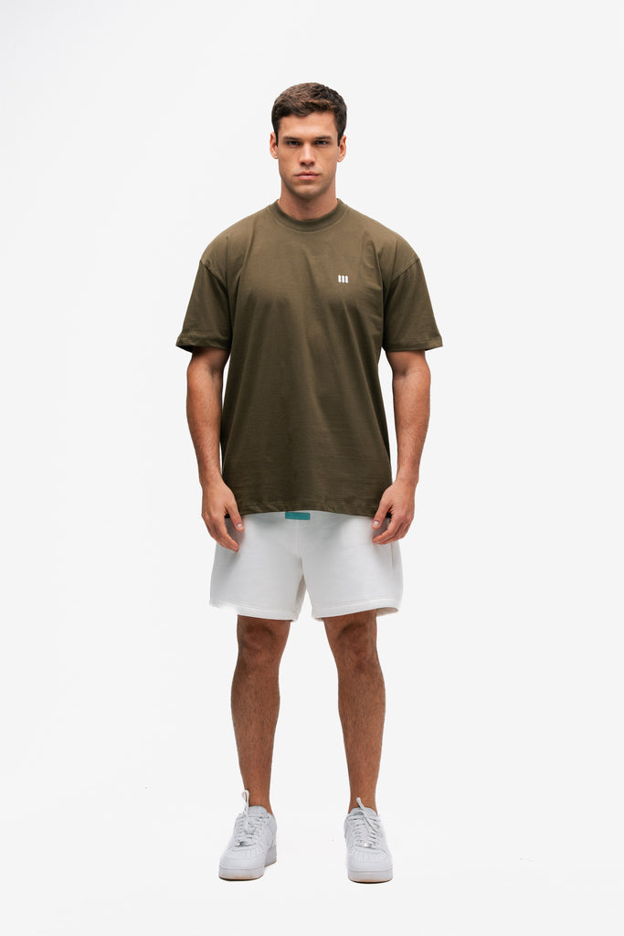 Camiseta Oversized Mith Nation Doodle Verde