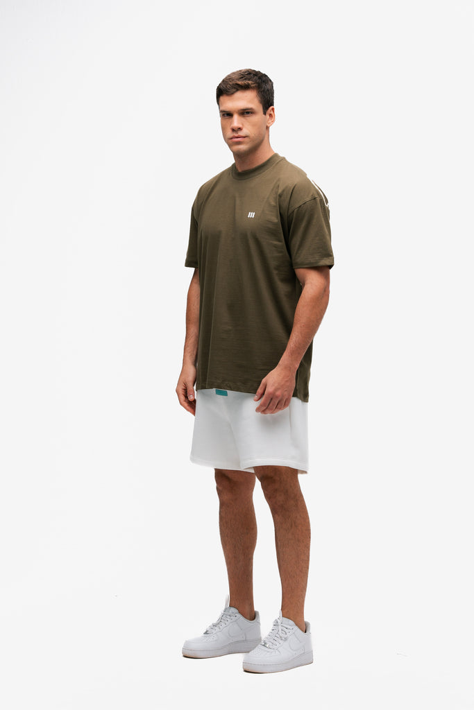 Camiseta Oversized Mith Nation Doodle Verde