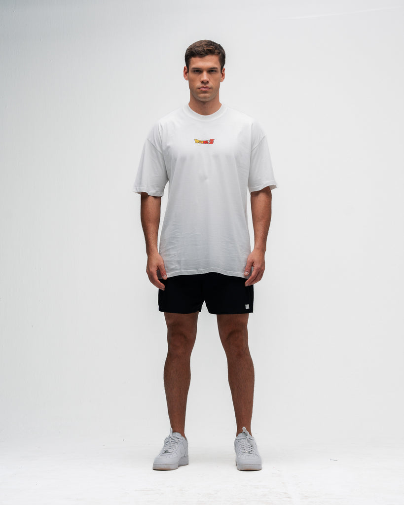 Camiseta Oversized Dragon Ball Z Goku Kanji Off White